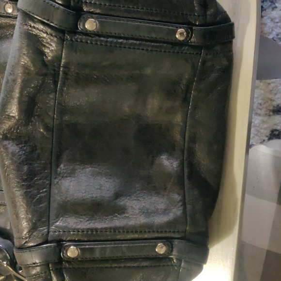 Grey/Black Coach Bag